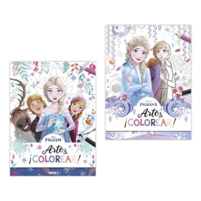 Libro FROZEN ARTE Y COLOREAR