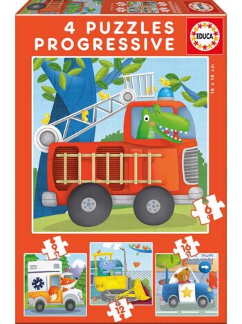 PUZZLES PROGRESIVOS, 6-9-12-16 PATRULLA DE RESCATE
