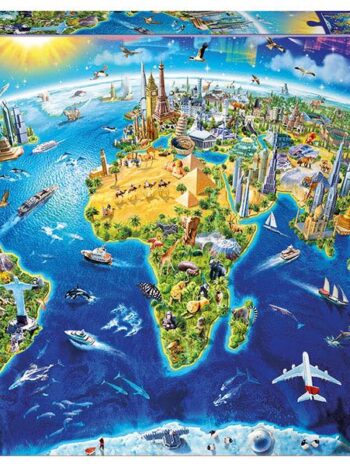 PUZZLE 2000 SÍMBOLOS DEL MUNDO