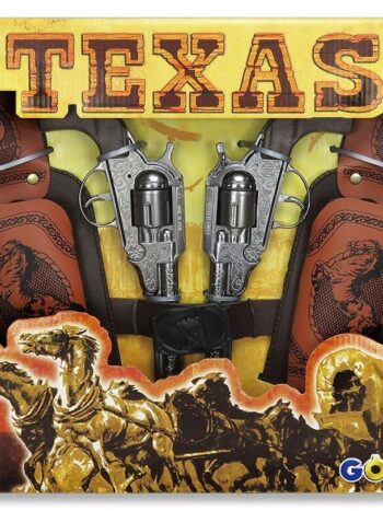 JUEGO TEXAS 2 REVOLVERES 8 TIROS