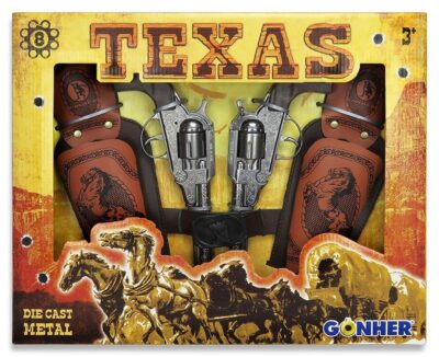 JUEGO TEXAS 2 REVOLVERES 8 TIROS