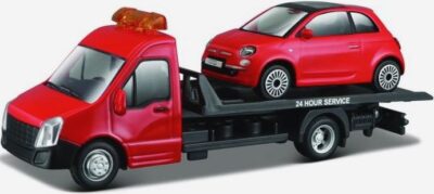 BURAGO-CAMION REMOLQUE COCHE METAL 1:43 STREET FIR