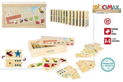 DOMINO MADERA ANIMALES 28 PZAS -  24M- WOOMAX