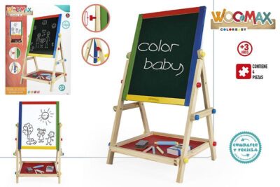 WOOMAX-PIZARRA BLANCA/NEGRA CON ACCESORIOS