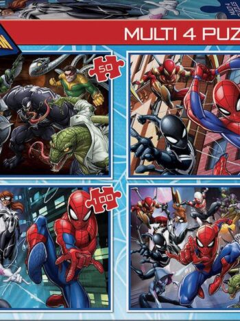 PUZZLE MULTI 4 Puzzles Ultimate Spiderman
