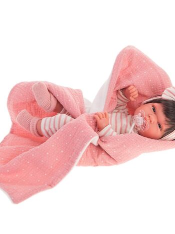 AJ 60146, 33cm, Recién Nacida Baby Toneta con mant