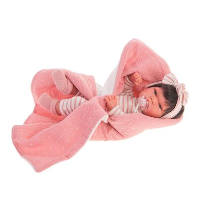 AJ 60146, 33cm, Recién Nacida Baby Toneta con mant
