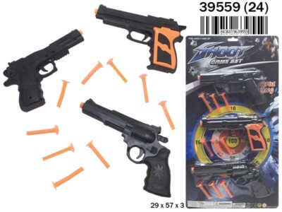 BLISTER 3 PISTOLAS POLICIA