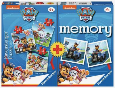 Multipack Memory + 3 Puzzles Paw Patrol_1