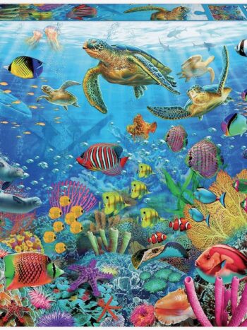 Puzzle 1000 pzas. TORTUGAS EN EL PARAÍSO