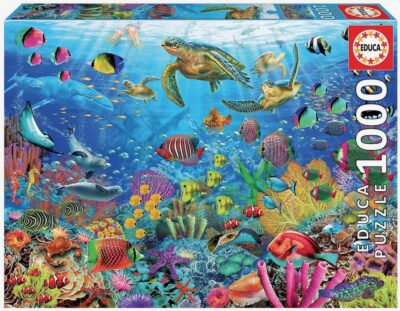 Puzzle 1000 pzas. TORTUGAS EN EL PARAÍSO