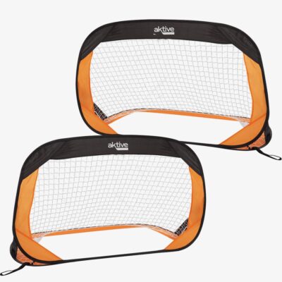 SET DOS PORTERIAS ENTRENAMIENTO POP UP 120X80X80CM