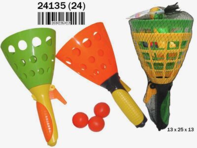 RED JUEGO CESTA LANZABOLAS
