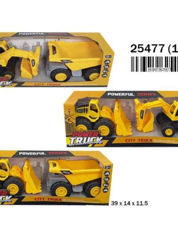 SET 2 VEHICULOS CONSTRUCCION 3 STDOS.