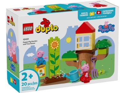 Lego 10431, DUPLO Peppa Pig Jardín y Casa del Árbo