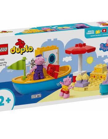 Lego 10432, DUPLO Peppa Pig Excursión en Barco de
