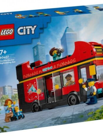 Lego 60407, City Autobús Turístico Rojo de Dos Pla