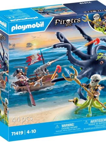 Playmobil 71419, Batalla con pulpo gigante