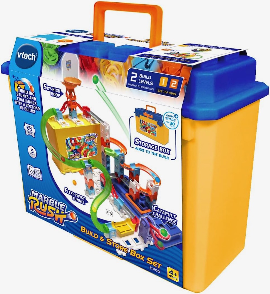 Marble Rush Storage Box Circuito de canicas intera