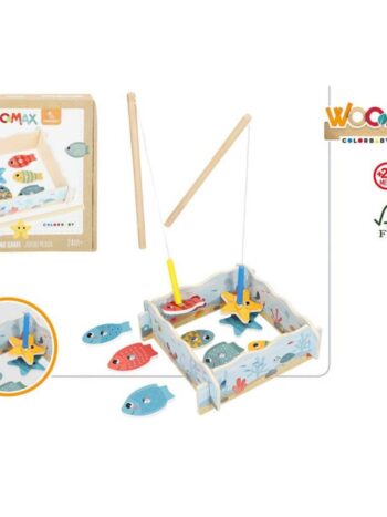 WOOMAX ZOOKABEE-JUEGO MADERA PESCA  24M