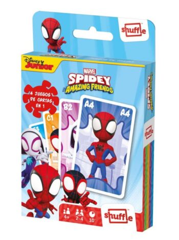 Juego Cartas 4en1 Spidey Disney