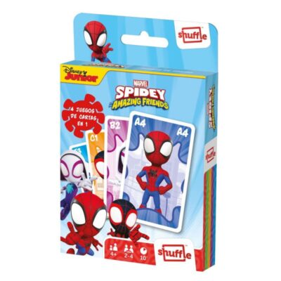Juego Cartas 4en1 Spidey Disney