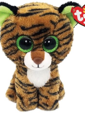 Ty Beanie Boo,  TIGGY MARRÓN TIGRE 15CM