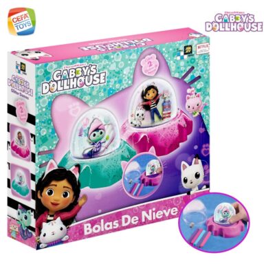 BOLAS DE NIEVE LA CASA DE MUÑECAS DE GABBY