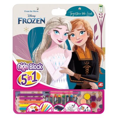 GIGA BLOCK ACTIVIDADES 5 EN 1 FROZEN