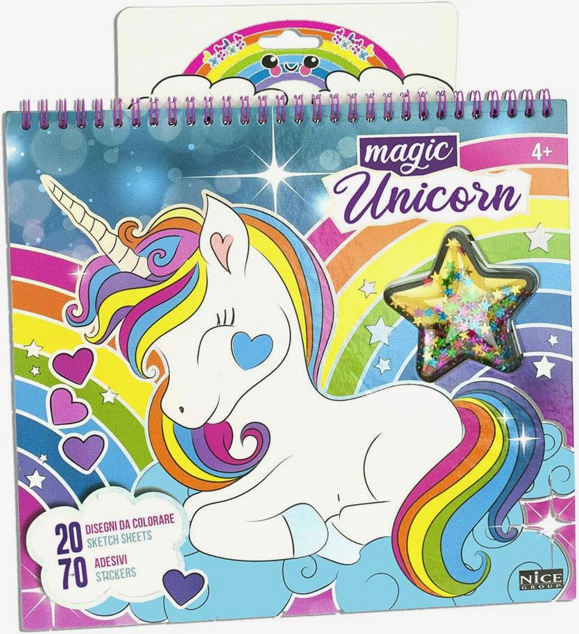 Libro de Dibujo Unicornio Mágico GIRABRILLA