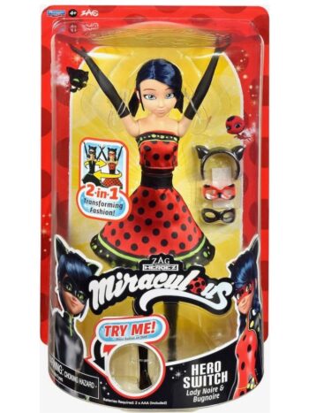 Muñeca de Moda Hero Switch Ladybug