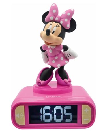 DESPERTADOR DIGITAL CON LUZ DE NOCHE 3D MINNIE