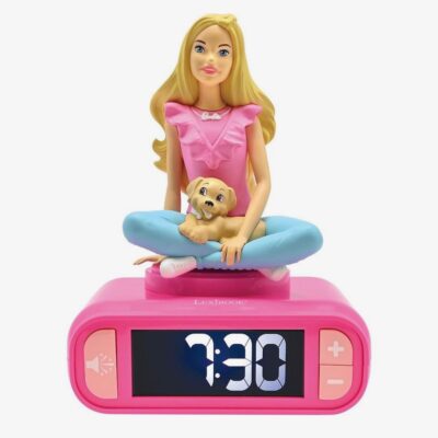 DESPERTADOR DIGITAL CON LUZ DE NOCHE 3D BARBIE