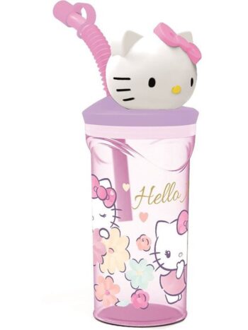 STOR VASO FIGURITA 3D 360 ML HELLO KITTY