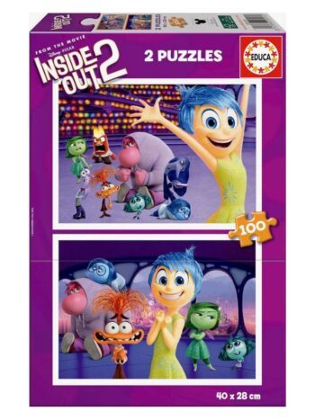 Puzzle 2x100 pzas. INSIDE OUT 2