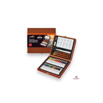 ESTUCHE MADERA ARTIST PINTURA ACRILICA,34 PIEZAS