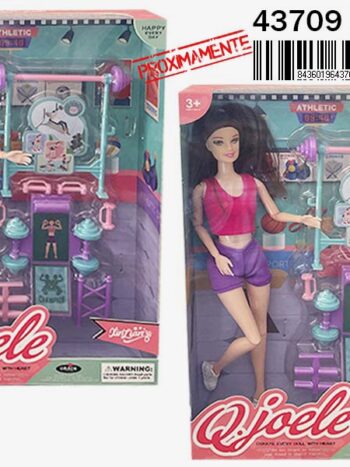 MUÑECA GIMNASTA con Accesorios