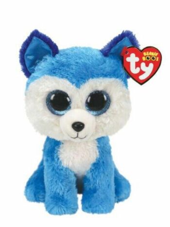 Ty Beanie Boo,  Husky Azul 15CM