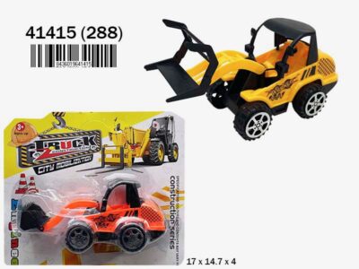 BLISTER VEHICULOS CONSTRUCCION 4 SURTIDOS