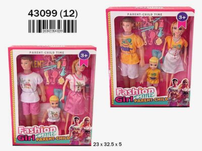 MUÑECA Con FAMILIA -2 Modelos