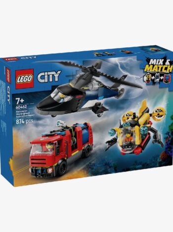 Lego 60462, City Remix: Helicóptero, Camión de Bom