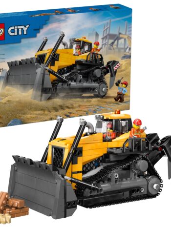 Lego 60466, City Buldócer Amarillo con Cargadora