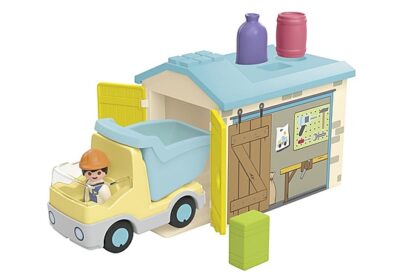 Playmobil 71686, JUNIOR: camión con garaje