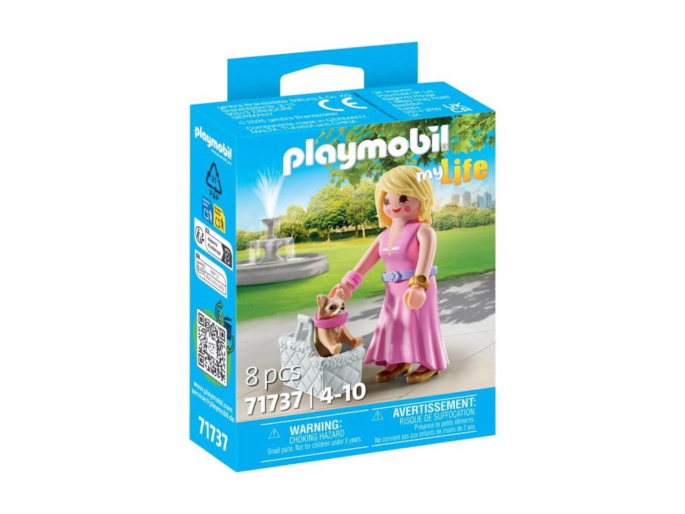 Playmobil 71737, It-girl con Chihuahua