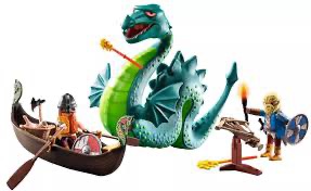 Playmobil 71830, Vikingos con monstruo marino