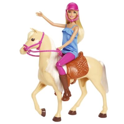 MUÑECA BARBIE CON CABALLO