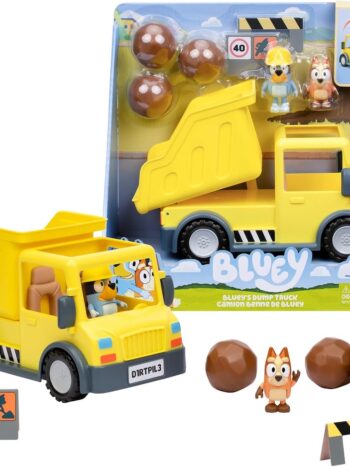 Bluey Camión Volquete con figura -Dump Truck
