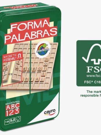 Juego FORMAPALABRAS TRAVEL BOX (100 % MADERA FSC)
