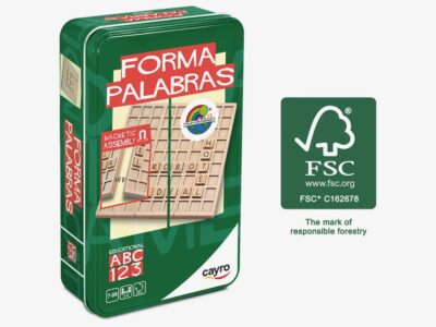 Juego FORMAPALABRAS TRAVEL BOX (100 % MADERA FSC)