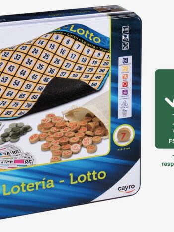 Juego LOTERÍA METAL BOX (Tela y MADERA FSC)